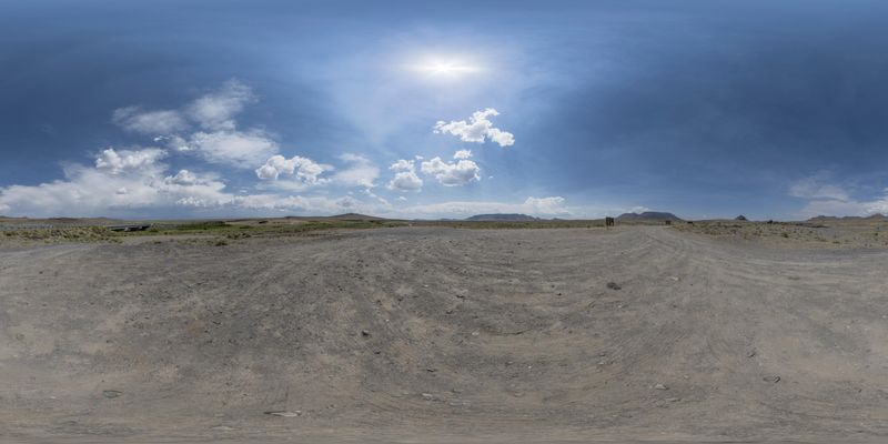 Scenic Landscape of Colorado's Highland Plains HDRi Maps and Backplates