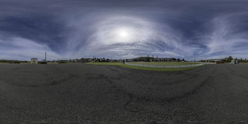Scenic Road through Green Landscape - HDRi Maps and Backplates