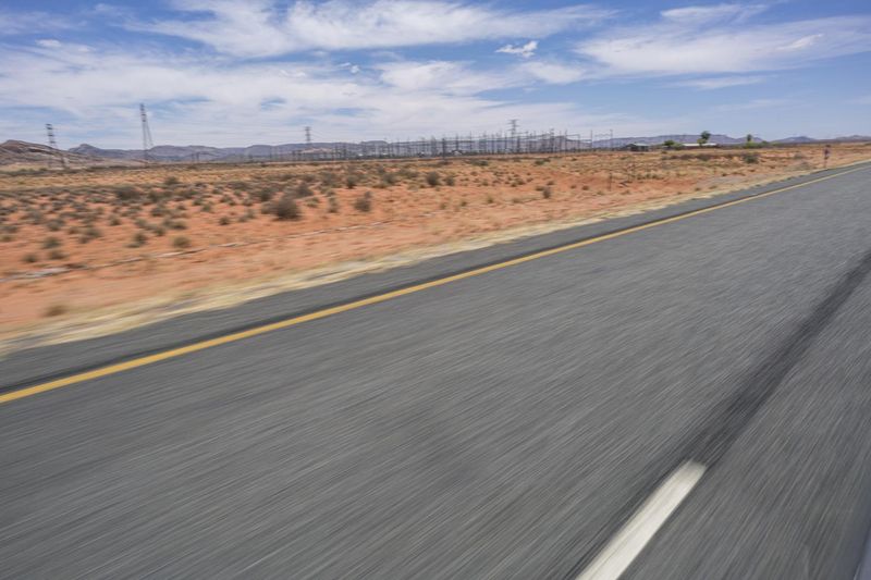 Endless Road in the African Landscape HDRi Maps and Backplates