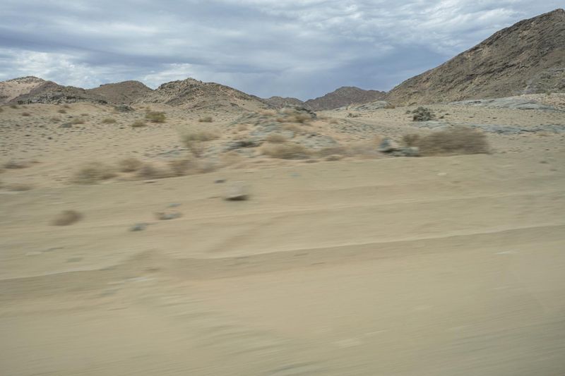 Endless Road in the African Desert - HDRi Maps and Backplates