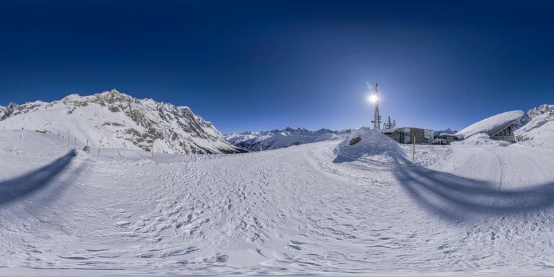 Moraine Landscapes of the French Alps HDRi Maps and Backplates