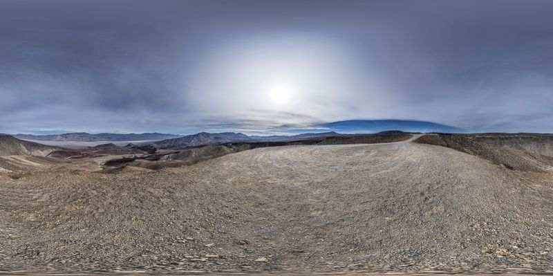 Clear Sky Over Open Space HDRi Maps and Backplates