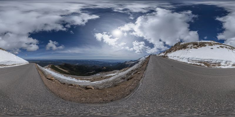 Pikes Peak Summit: A Colorado Landscape Adventure HDRi Maps and Backplates