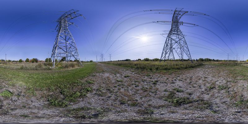 Rural Landscape in Ontario, Canada HDRi Maps and Backplates