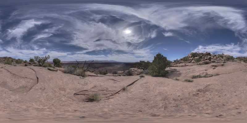 Utah Landscape: Red Rock Mountains and Open Spaces - HDRi Maps and ...