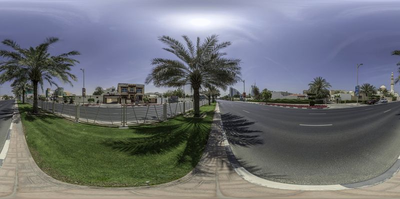 Dubai Cityscape HDRi Maps and Backplates