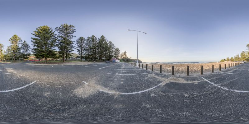 Coastal Landscape at Dawn HDRi Maps and Backplates