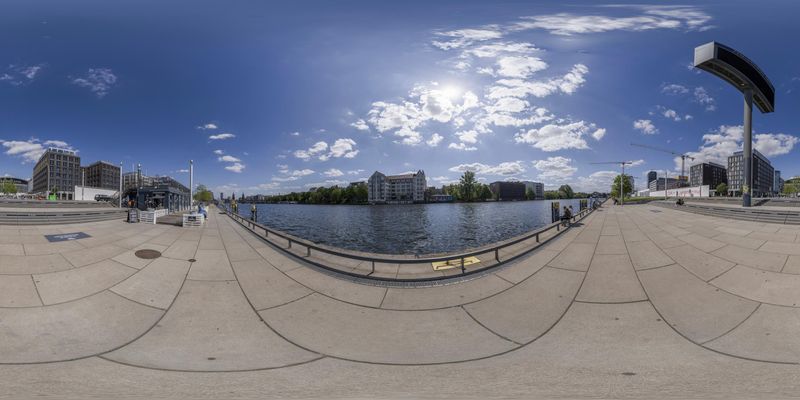 Berlin Cityscape in Germany HDRi Maps and Backplates