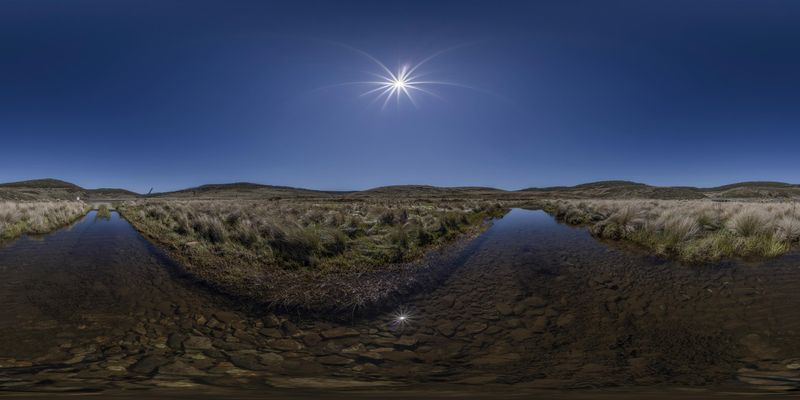 Scenic Landscape with Mountain, River, and Open Space HDRi Maps and ...