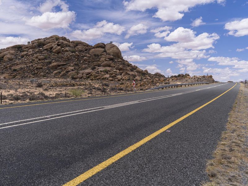 Endless Road in the African Desert HDRi Maps and Backplates
