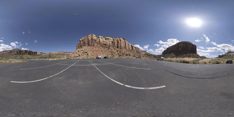 Desert Landscape in Utah, USA HDRi Maps and Backplates