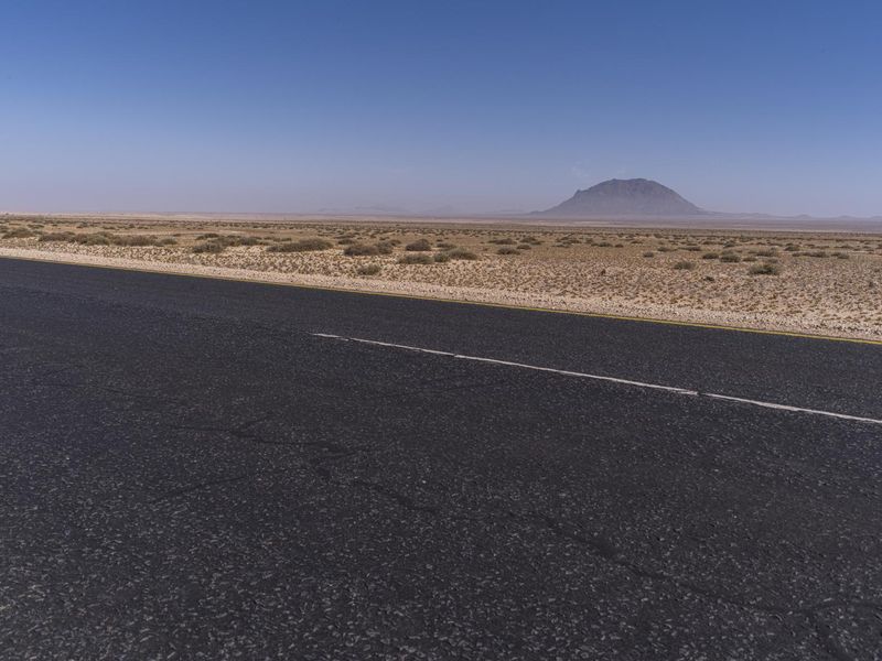 Endless Road through South African Desert HDRi Maps and Backplates