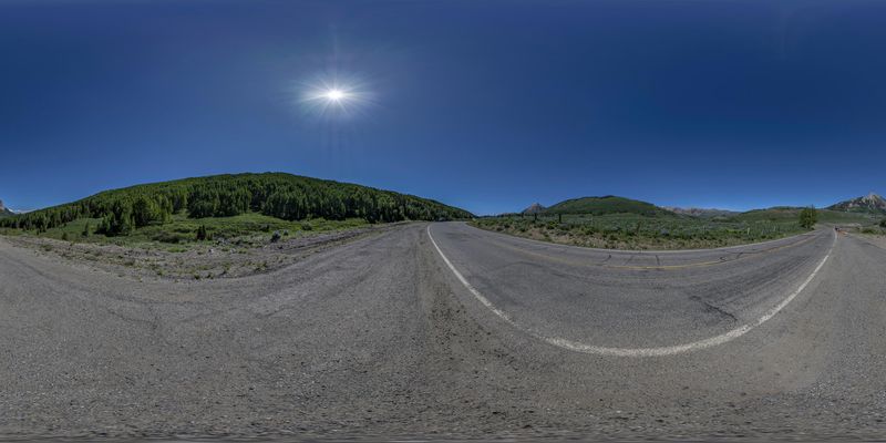 Scenic Landscape of Crested Butte, Colorado, USA HDRi Maps and Backplates