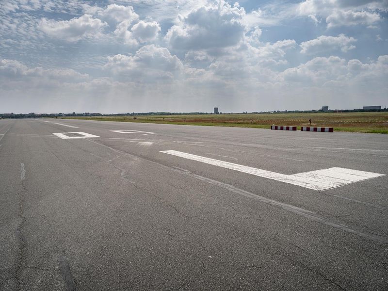 Aerial View of Tempelhof Airport in Berlin HDRi Maps and Backplates