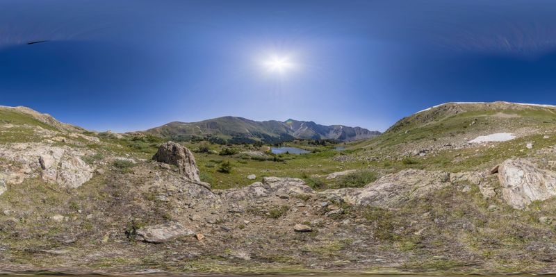 Alpine Landscape in Colorado, USA HDRi Maps and Backplates