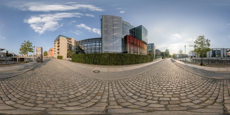 Architectural Wonders in Berlin, Germany: Exploring the Cityscape HDRi