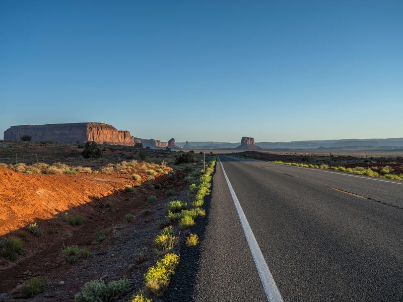 Arizona and Utah Landscape Under a Clear Sky HDRi Maps and Backplates