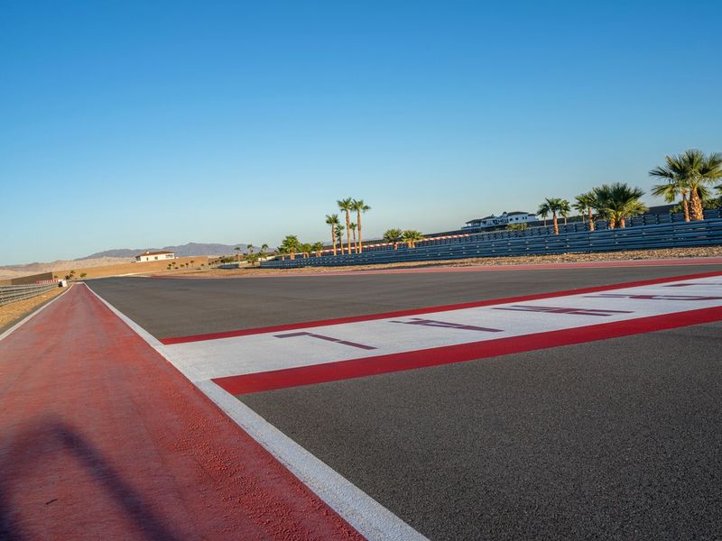 Asphalt Road Racing with a Clear Sky in the Foreground HDRi Maps and ...