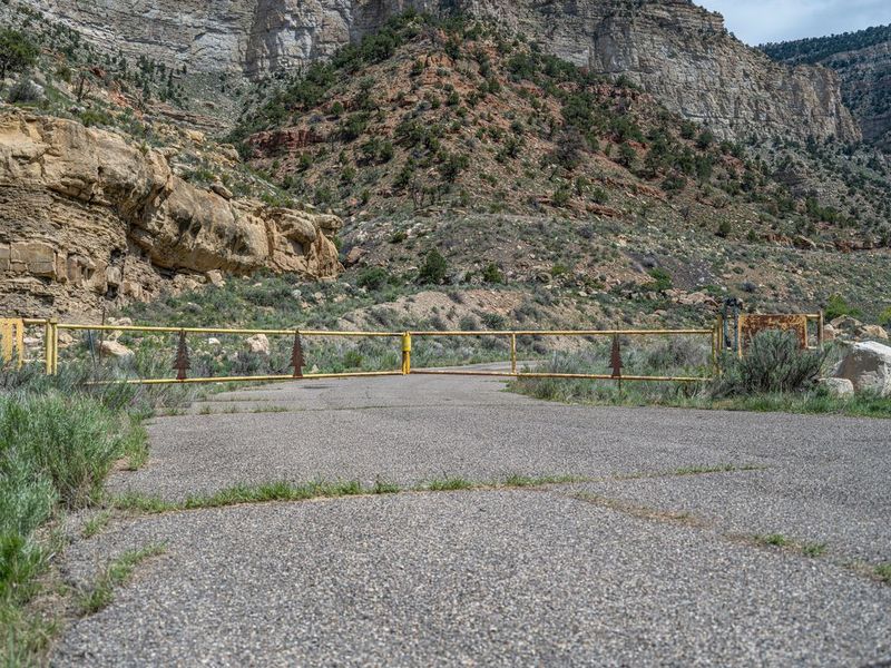 Asphalt Road in the USA: Mountain Scenic Drive - HDRi Maps and Backplates