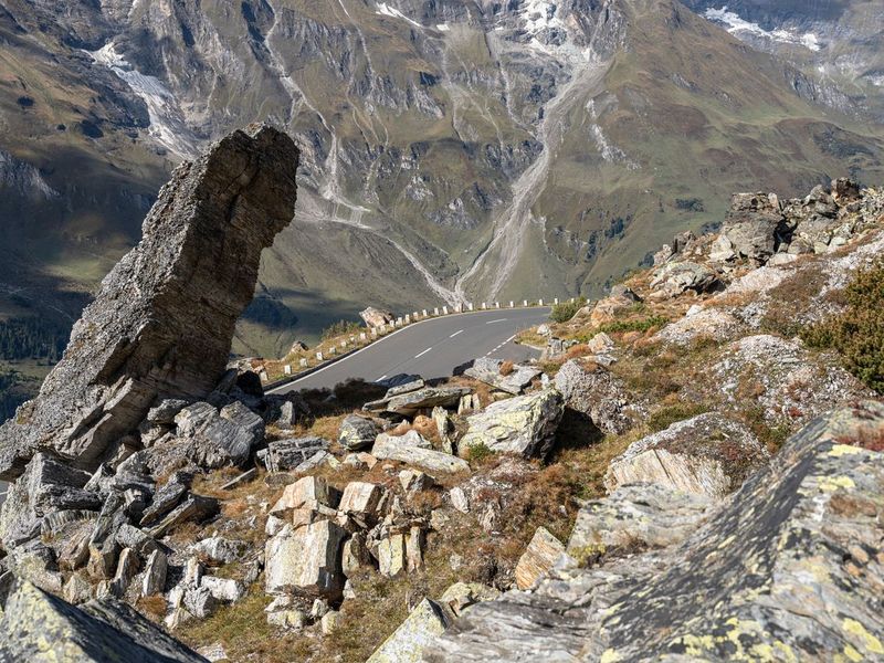 Austria Daytime Road through Mountain Nature - HDRi Maps and Backplates