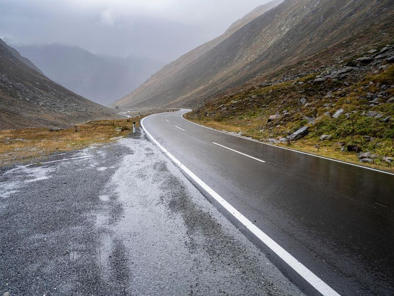 Austria: Gloomy Landscape with Grey Sky HDRi Maps and Backplates