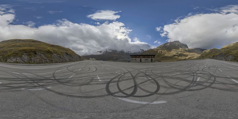 Austrian Landscape: Majestic Mountains and Asphalt Road HDRi Maps and ...