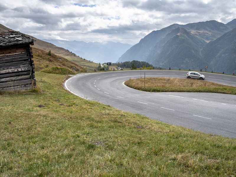Austria Mountain Road Winding Through Rural Landscape HDRi Maps and ...