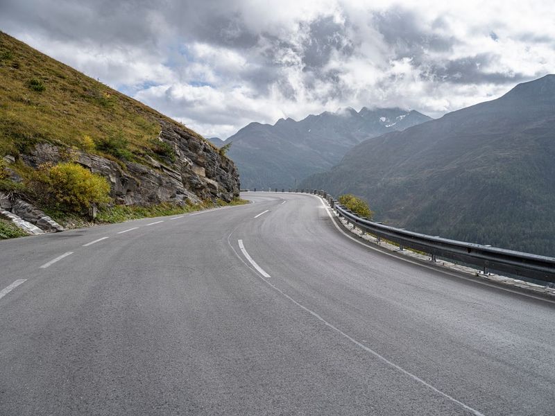 Austria: Winding Road Through Europe Landscape HDRi Maps and Backplates
