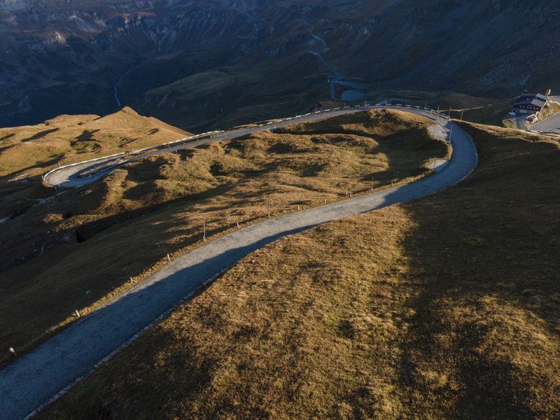 Austria: Winding Road Through High Mountain Landscape HDRi Maps and ...