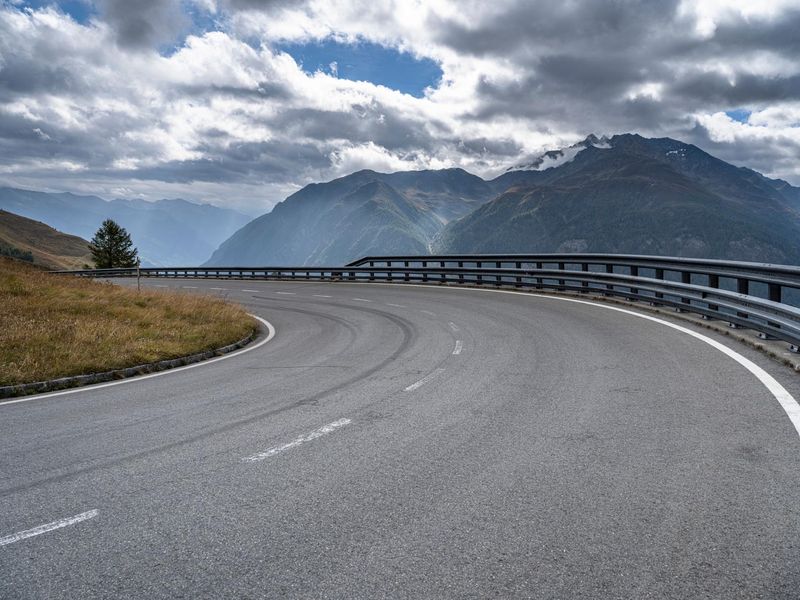 Scenic Road in the Austrian Highlands HDRi Maps and Backplates