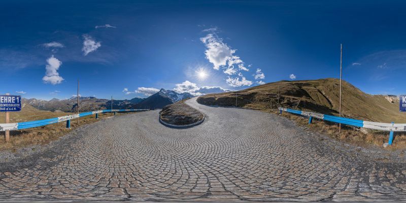 Austrian Mountain Road: A Narrow Road Through the Mountains HDRi Maps ...