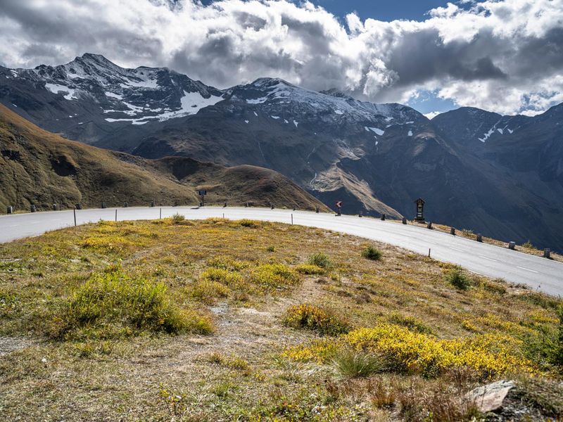 Austrian Road Winding Through Mountains HDRi Maps and Backplates