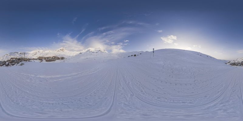 An Alpine Winter Wonderland HDRi Maps and Backplates