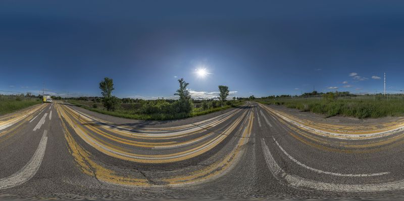 Scenic Road in Ontario, Canada HDRi Maps and Backplates