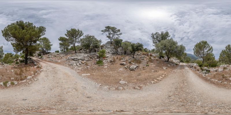 Balearic Islands Road: Through the Mountainous Landscape HDRi Maps and ...