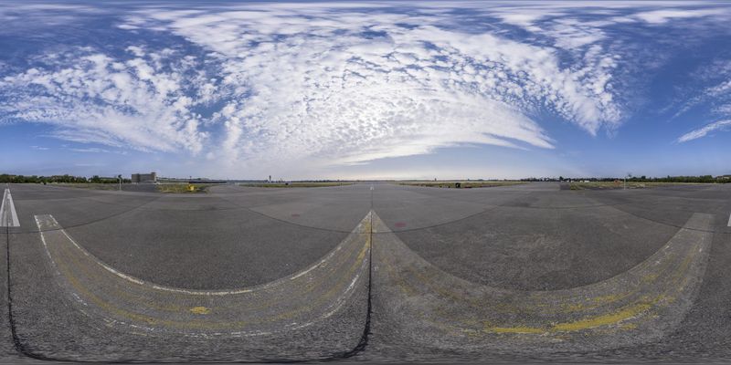 Berlin Airfield: An Urban Landscape Under Clear Skies - HDRi Maps and ...
