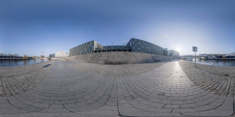Berlin Architecture: A Panoramic View of the City HDRi Maps and Backplates