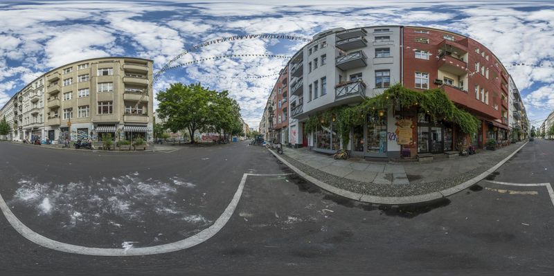 Berlin City Architecture in Europe, Germany HDRi Maps and Backplates