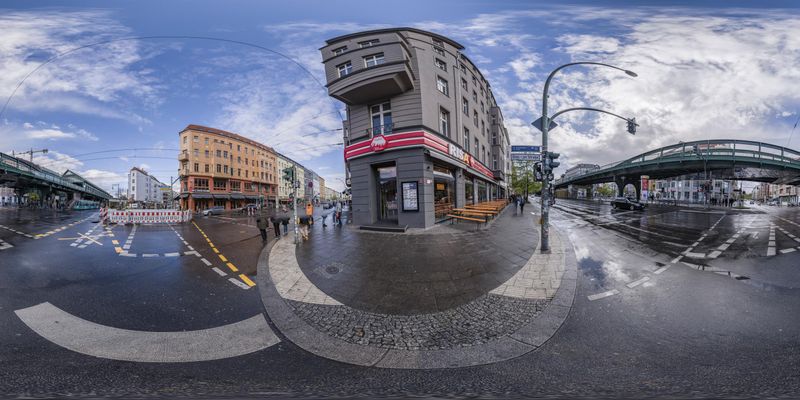 Berlin, Germany Cityscape: A Bustling Metropolis HDRi Maps and Backplates