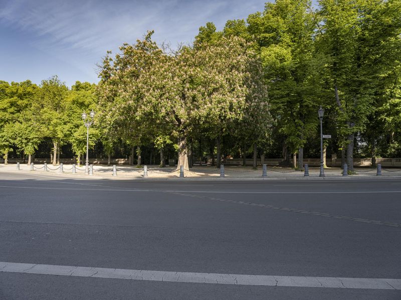 Berlin, Germany - Clear Sky & Asphalt Roads HDRi Maps and Backplates