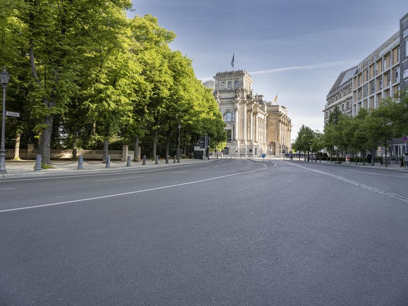Berlin, Germany: Road Architecture HDRi Maps and Backplates