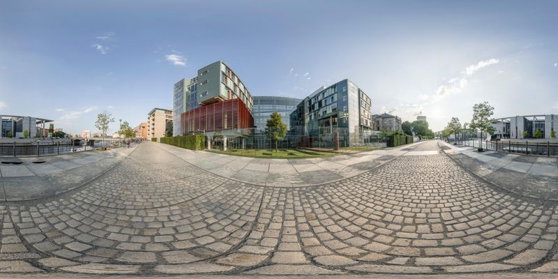 Berlin Metropolitan Area: A Snapshot of Modern Buildings HDRi Maps and