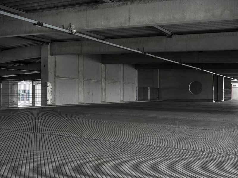 Modern Architecture in Berlin: City Parking HDRi Maps and Backplates
