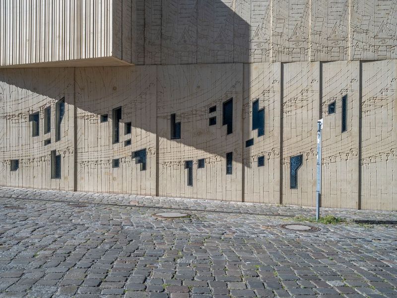 Berlin's Modern Architecture in a Courtyard