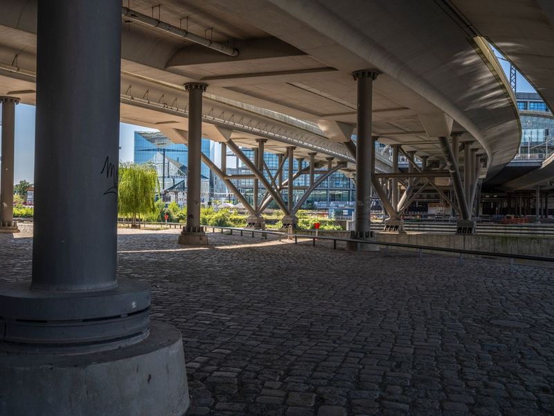 Berlin Urban Landscape with Clear Skies HDRi Maps and Backplates