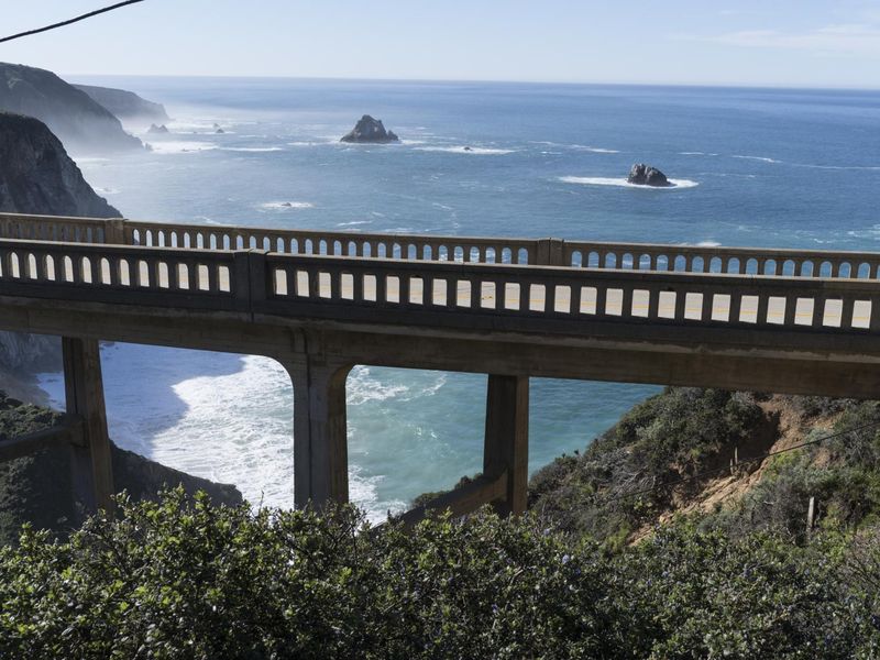 Big Sur Bridge on Pacific Coast Highway HDRi Maps and Backplates