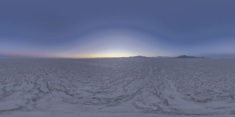 Break of Day in Utah's Salt Lake City HDRi Maps and Backplates