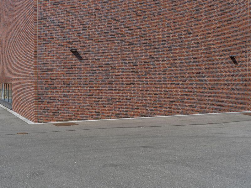 Brick Building in Germany: Modern Architecture HDRi Maps and Backplates