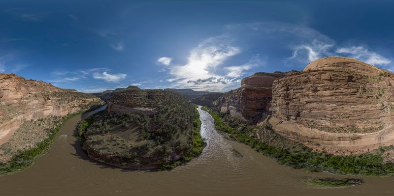 Utah's Scenic Roads: A Journey Through Nature HDRi Maps and Backplates