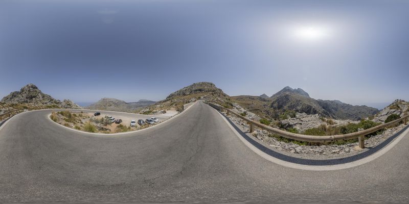 Coastal Road Trip in Mallorca, Spain HDRi Maps and Backplates
